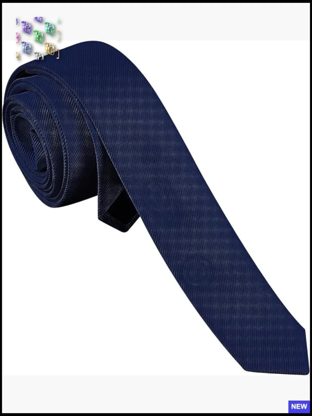 Skinny Silk Blend Tie Formal Slim Elegant Classic Business Wear